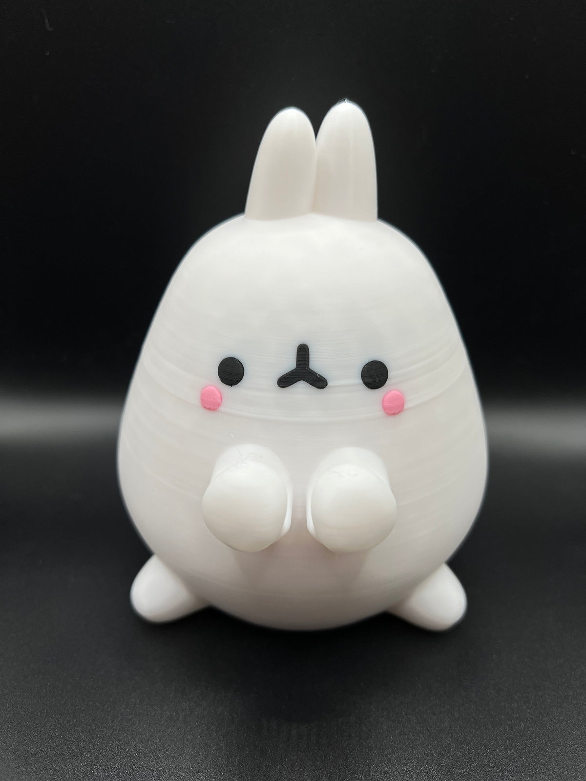 Kawaii Bunny Cable Holder: 3D Printed Desk Decor