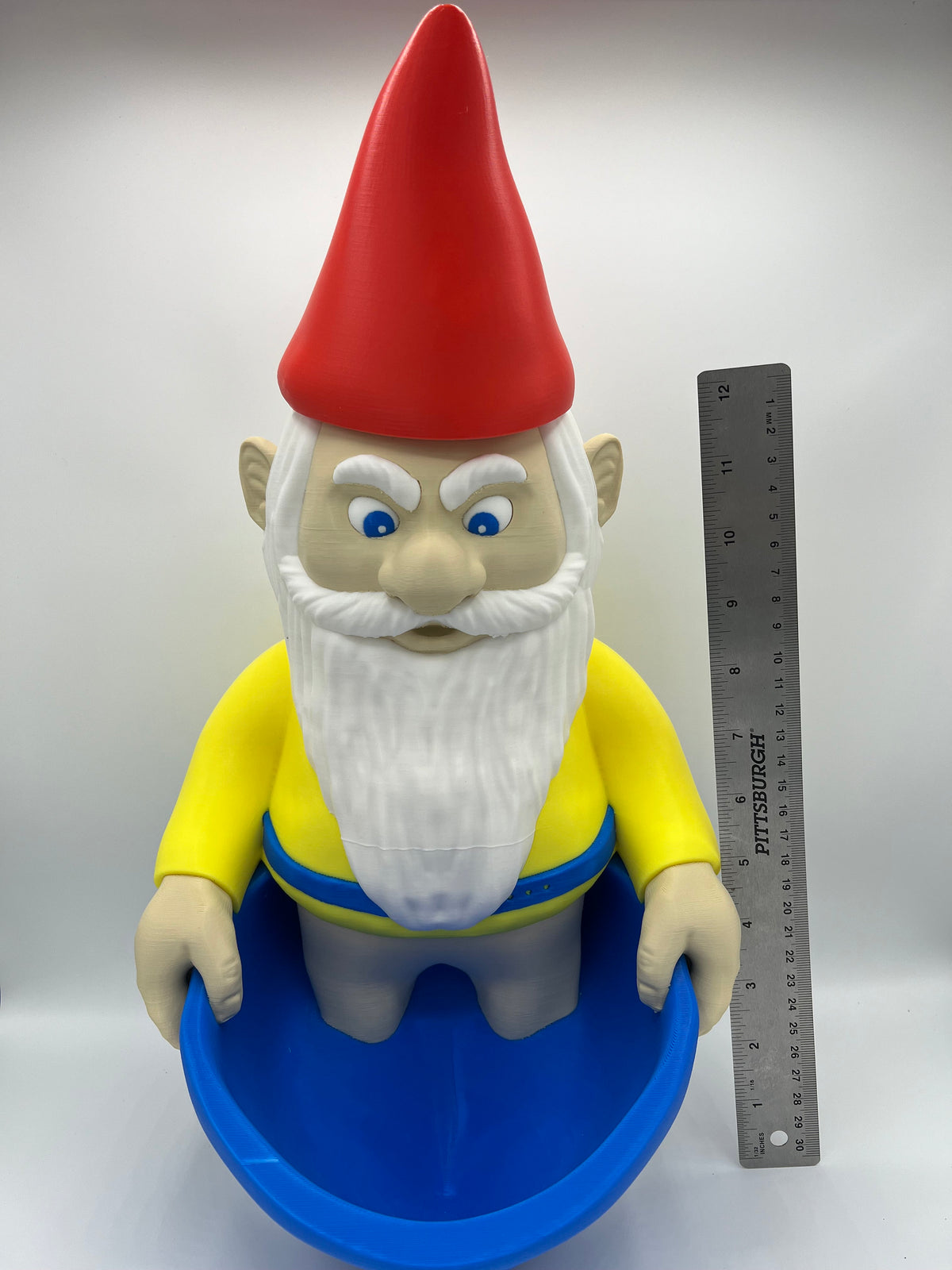 Large Gnome Bird Feeder: 3D Printed Garden Decor