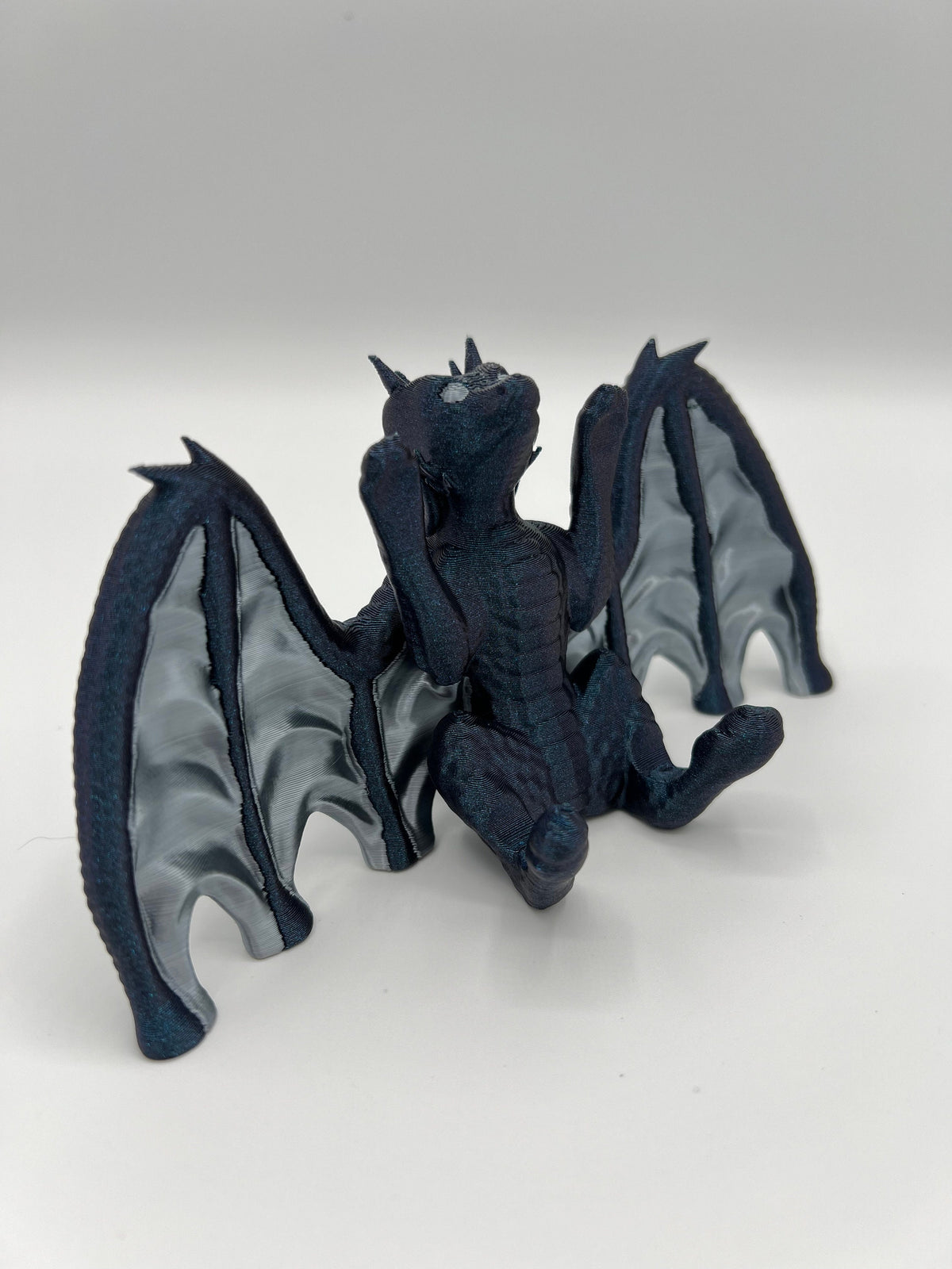 3D Printed Dragon Business Card Holder: Desk Decor