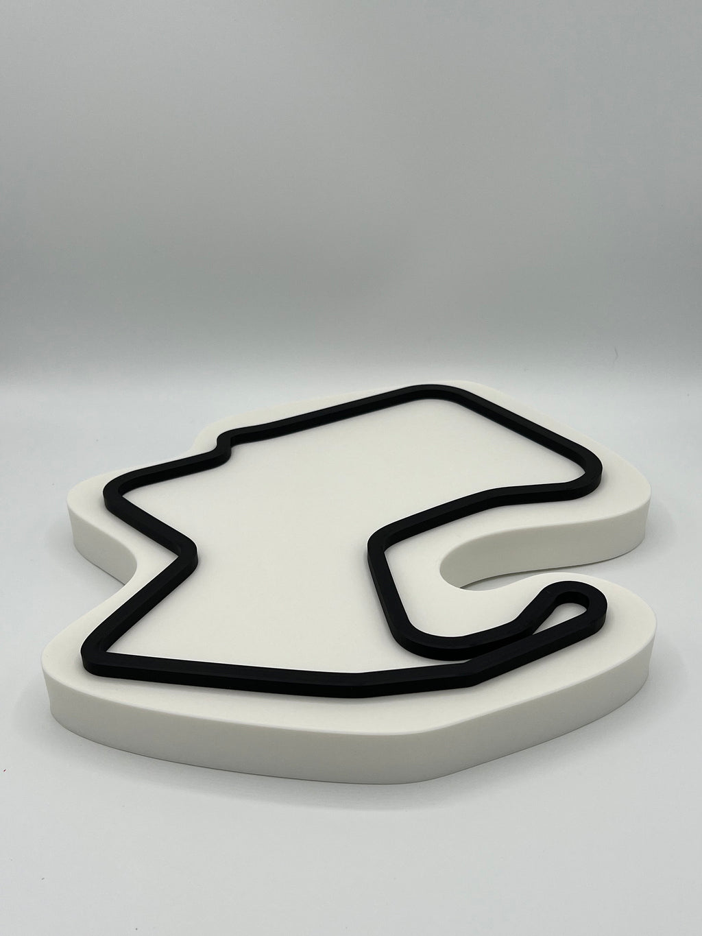 Laguna Seca Raceway Wall Art: 3D Printed Race Track Decor