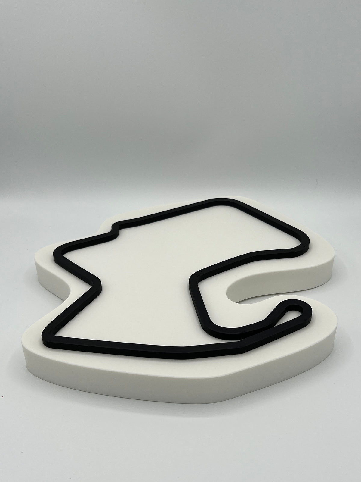 Laguna Seca Raceway Wall Art: 3D Printed Race Track Decor