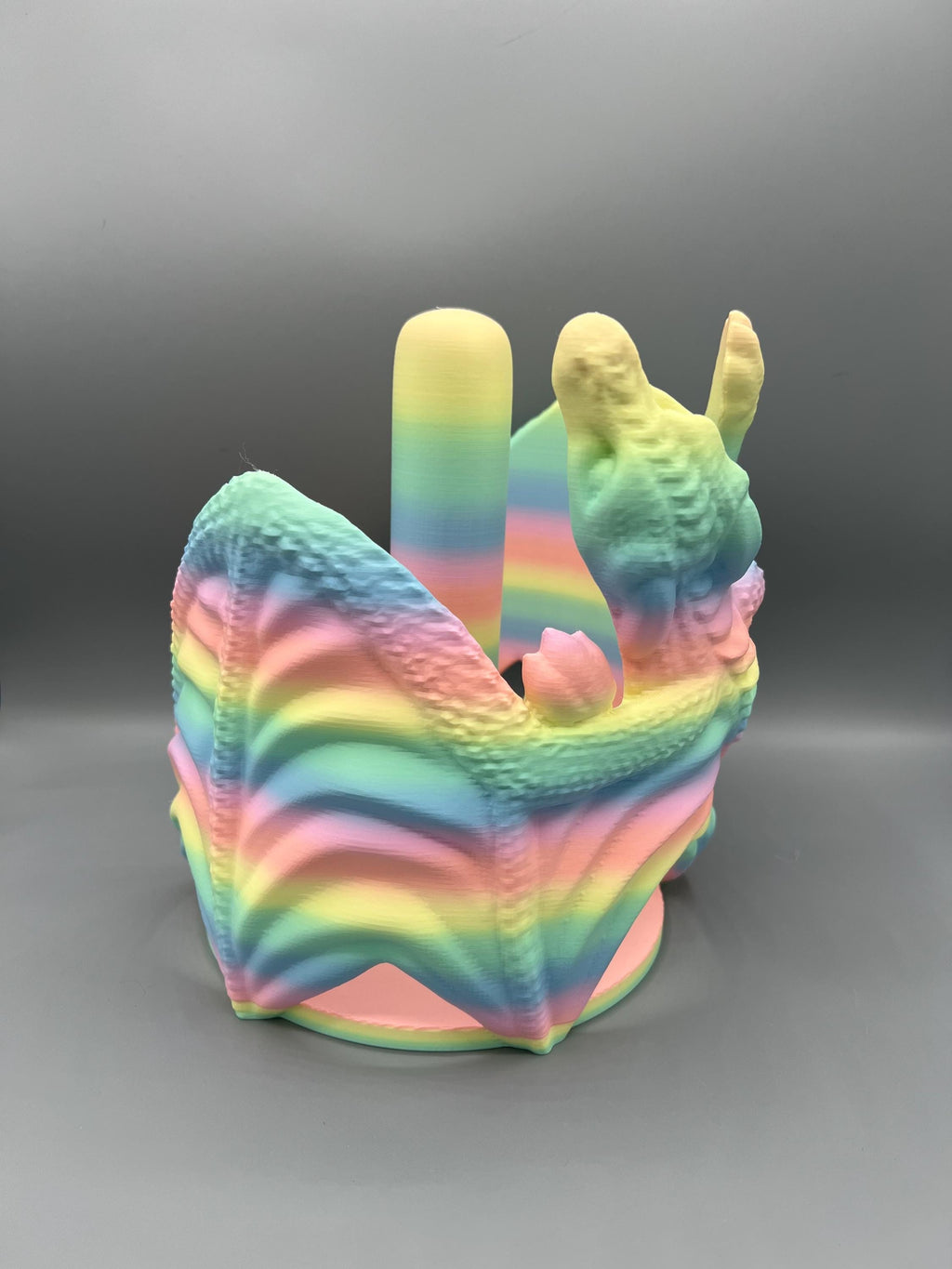 3D Printed Dragon Paper Towel Holder: Fantasy Kitchen Decor