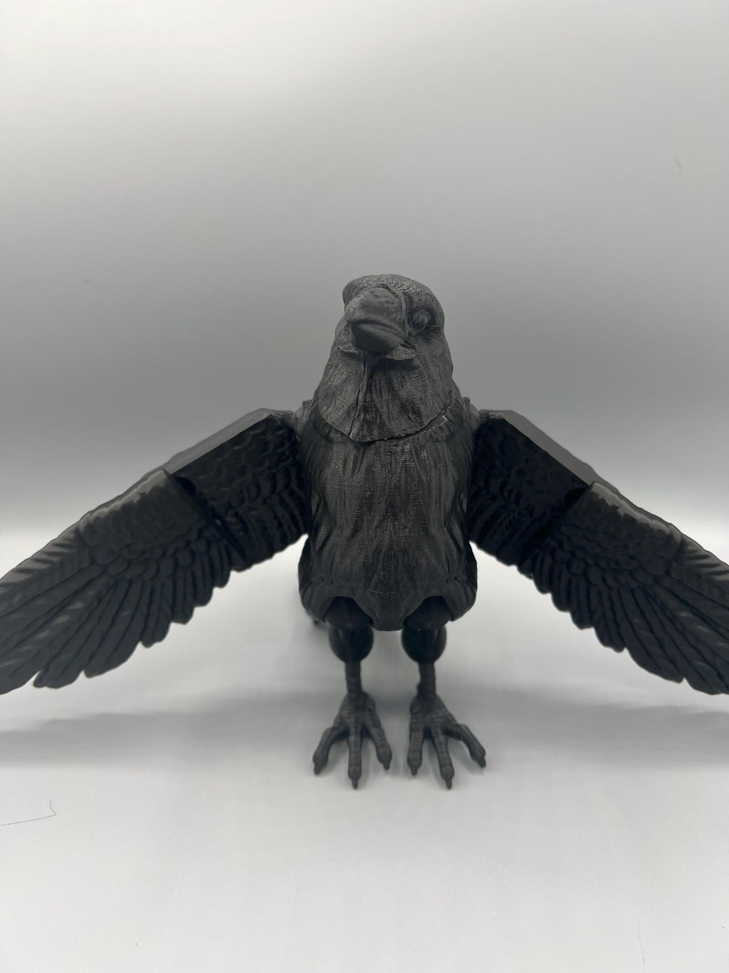 Articulating Flexi Raven Toy: 3D Printed Fidget Figurine