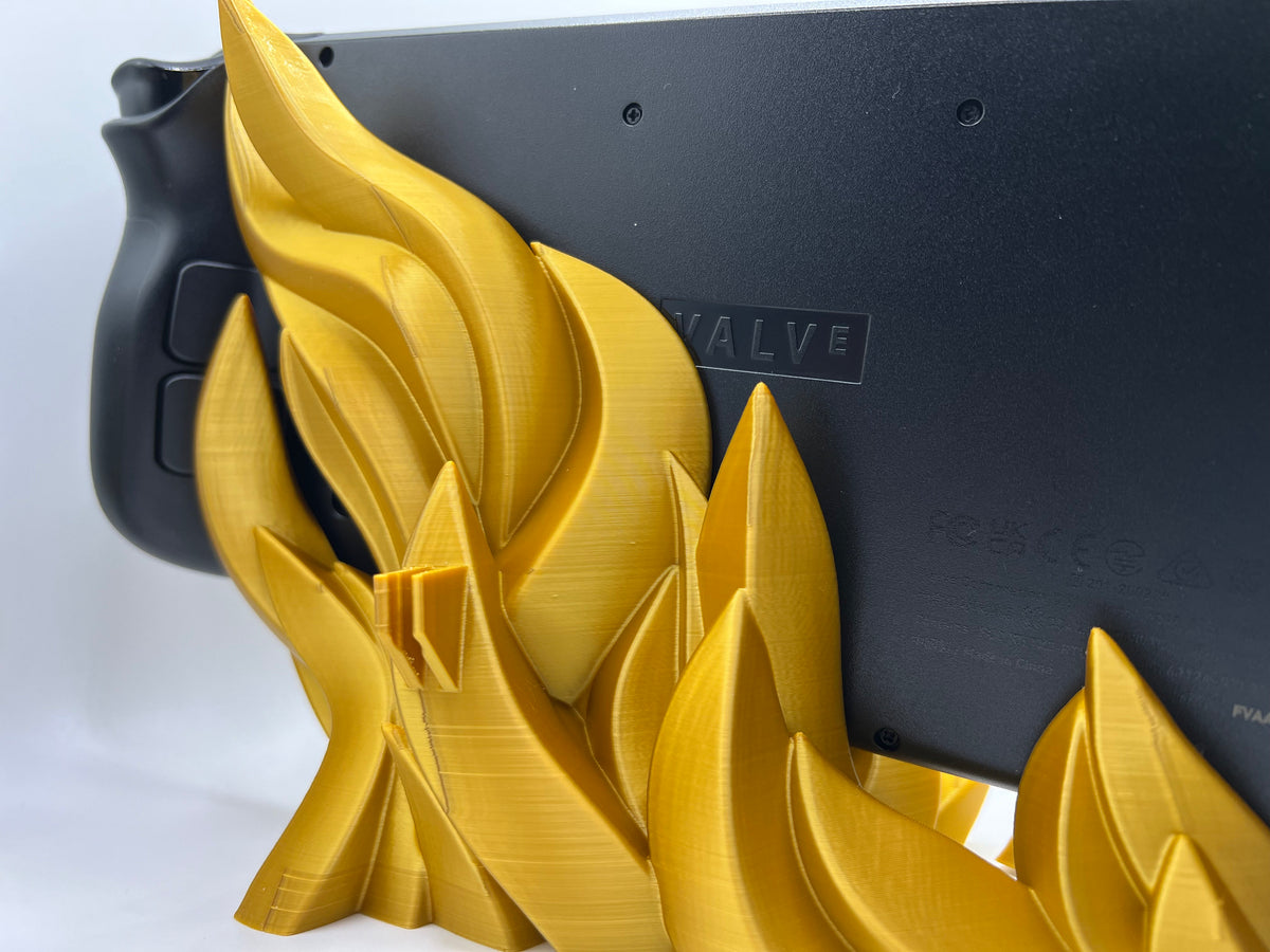 Flame Steamdeck Stand: 3D Printed Gaming Accessory