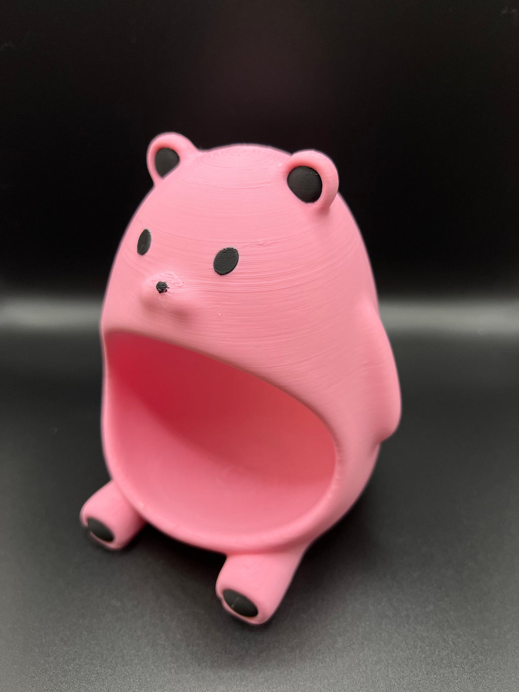 3D Printed Teddy Bear Desk Organizer: Kawaii Bear Belly Storage