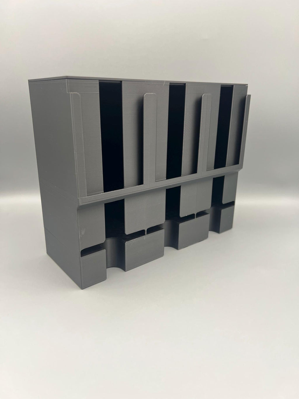 3D Printed Tea Packet Dispenser | Holds 3 Varieties, Gravity Feed, Custom Color