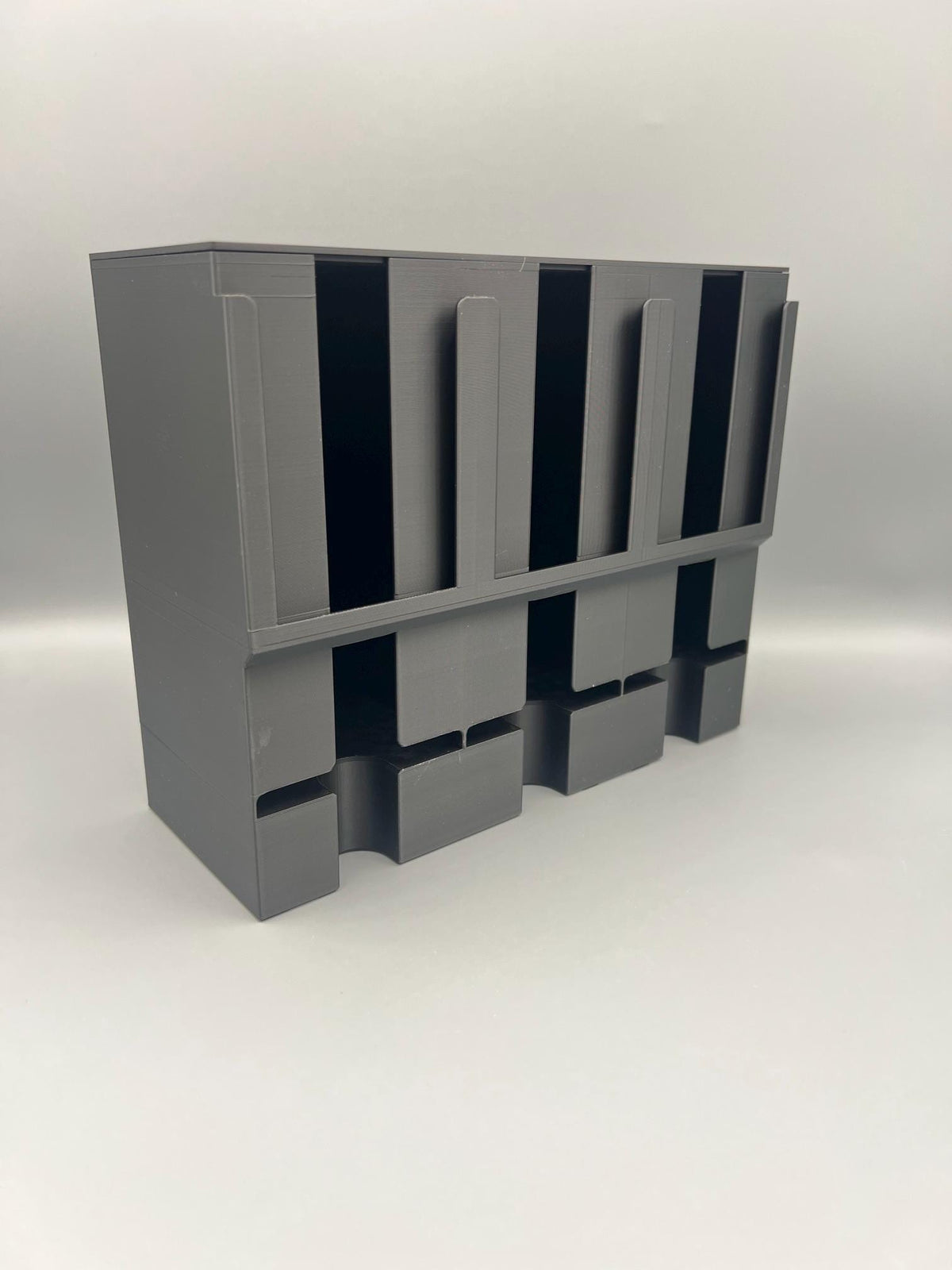 3D Printed Tea Packet Dispenser | Holds 3 Varieties, Gravity Feed, Custom Color