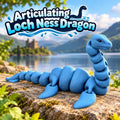 3D Printed Articulating Loch Ness Dragon | Nessie Fidget Toy
