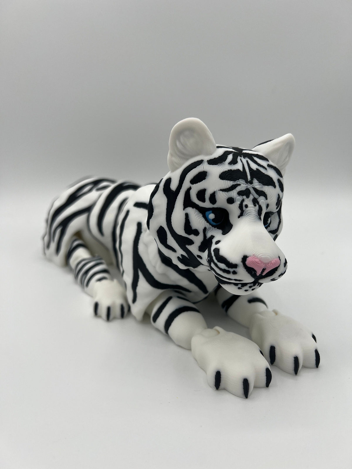 15in Flexi Articulating Tiger: 3D Printed Fidget Toy