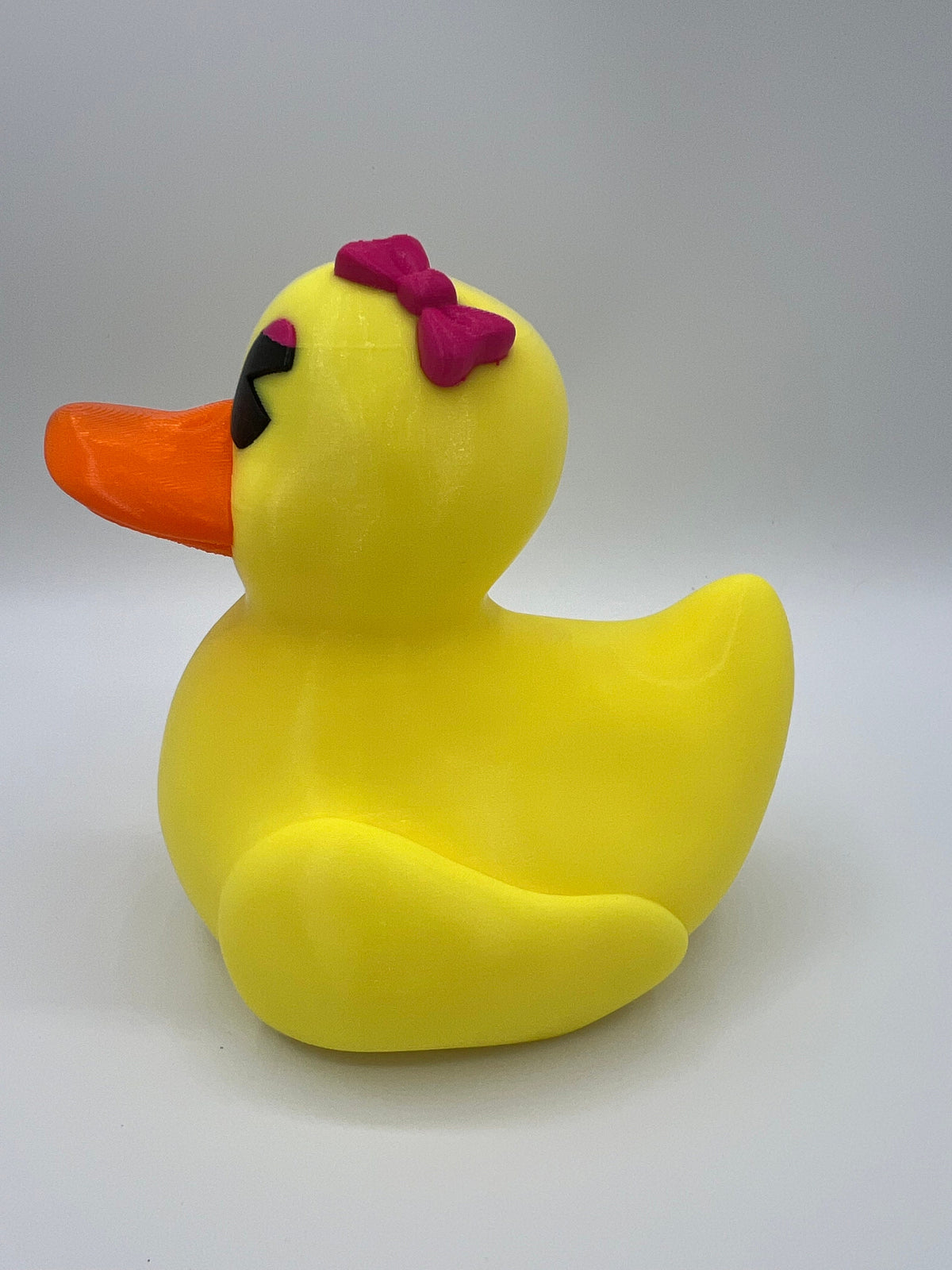 Ms. Duckman Figurine: 3D Printed Retro Gaming Desk Decor