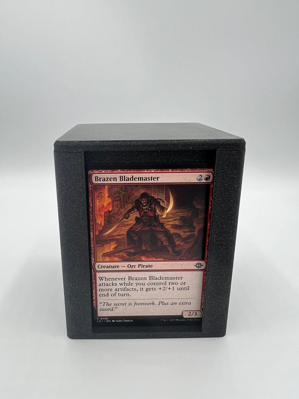 Magnetic MTG Deck Box: Commander Card Storage, Gaming Accessory