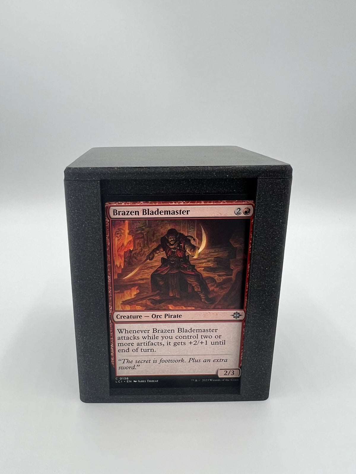 Magnetic MTG Deck Box: Commander Card Storage, Gaming Accessory