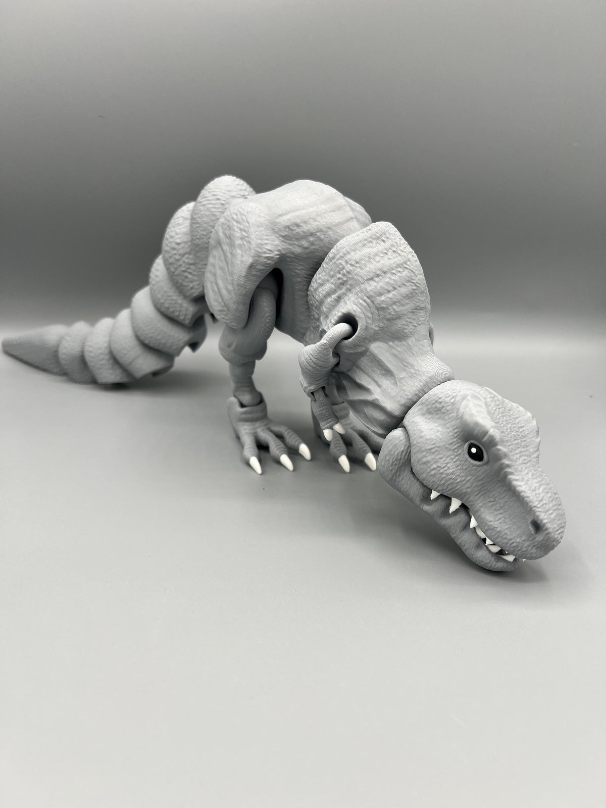 3D Printed Articulating T-Rex Dinosaur: Poseable Fidget Sensory Toy