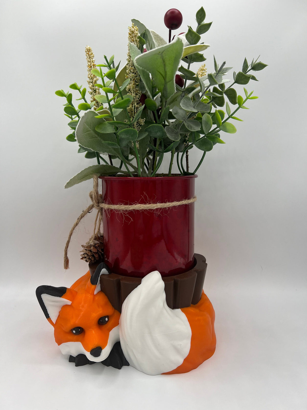 3D Printed Fox Succulent Planter - Whimsical Garden Decor