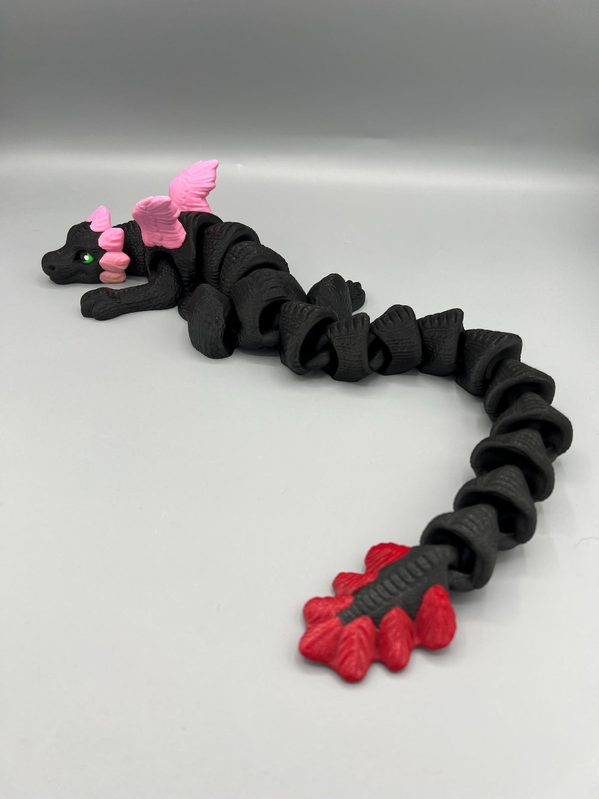 Chonky Articulating Dragon: 3D Printed Flexi Fidget Toy