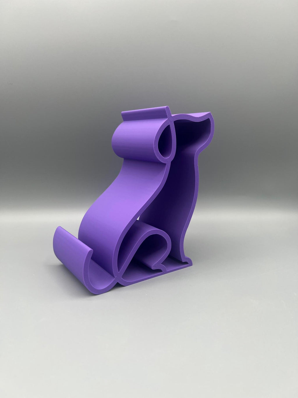 3D Printed Dog Phone Holder | Sitting Pup Desk Stand | Animal Lover Gift