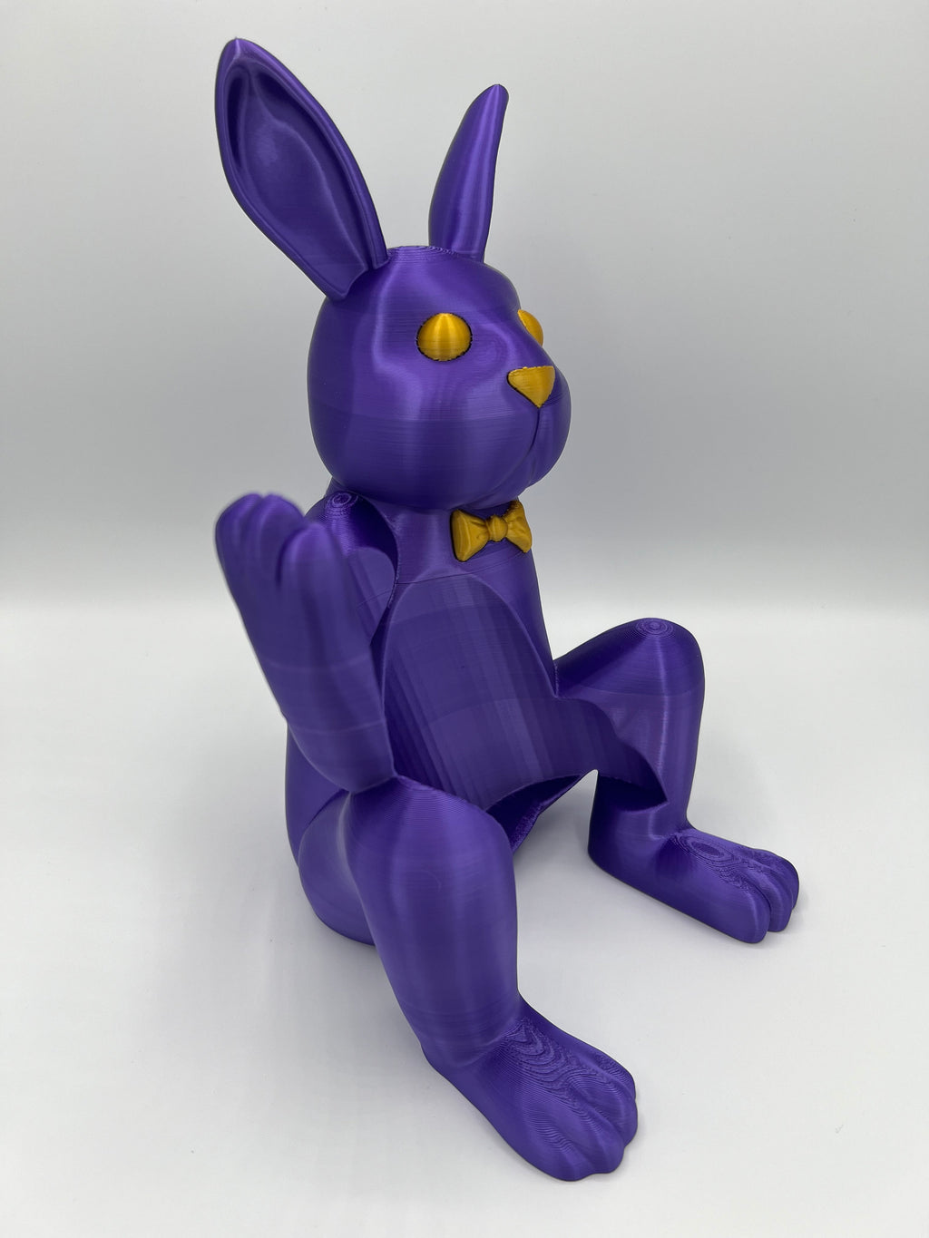 3D Printed Bunny Wine Bottle Holder: Customizable Colors