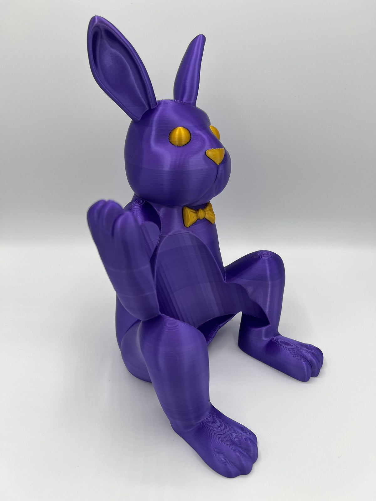 3D Printed Bunny Wine Bottle Holder: Customizable Colors