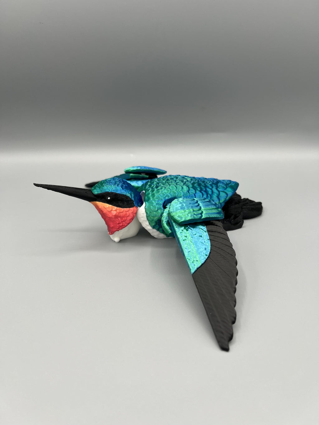3D Printed Flexi Hummingbird: Shimmering Bird Fidget Toy