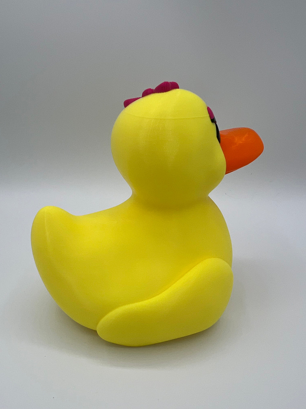 Ms. Duckman Figurine: 3D Printed Retro Gaming Desk Decor