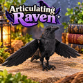 Articulating Flexi Raven Toy: 3D Printed Fidget Figurine