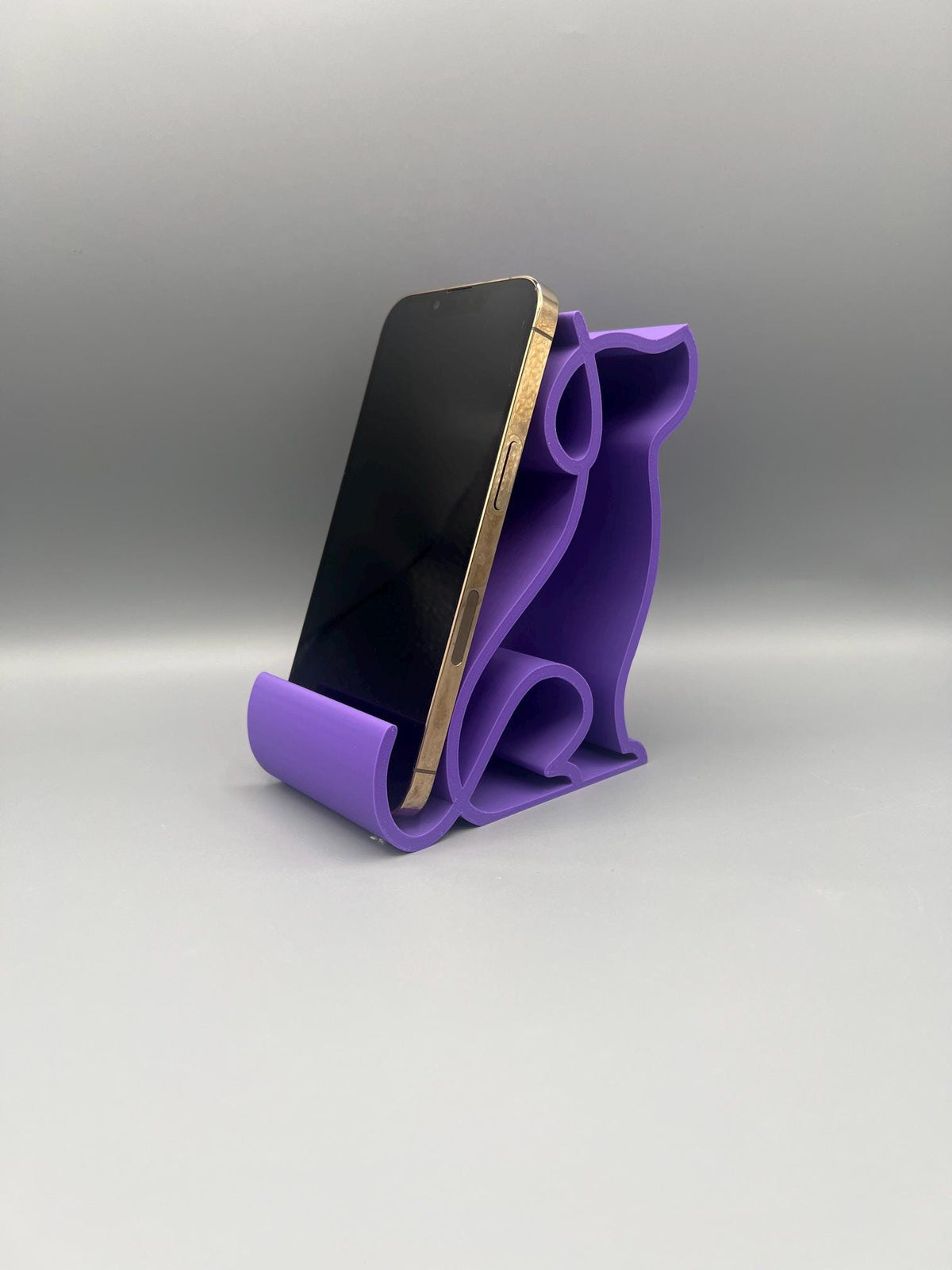 3D Printed Dog Phone Holder | Sitting Pup Desk Stand | Animal Lover Gift