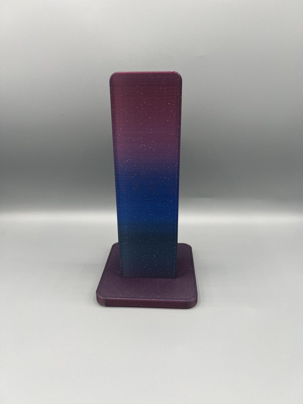 3D Printed Headphone Stand | Minimalist Desk Gaming Accessory, Starry Sky Gradient (Custom Colors)
