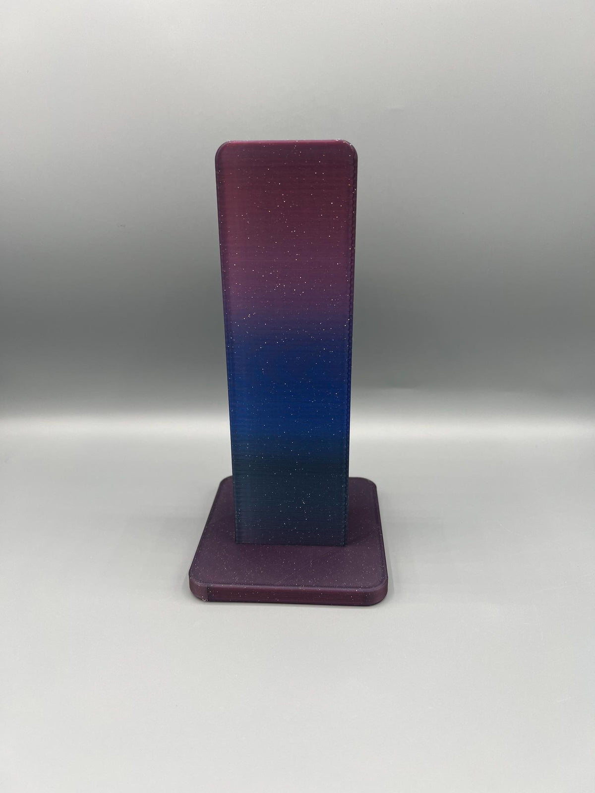 3D Printed Headphone Stand | Minimalist Desk Gaming Accessory, Starry Sky Gradient (Custom Colors)