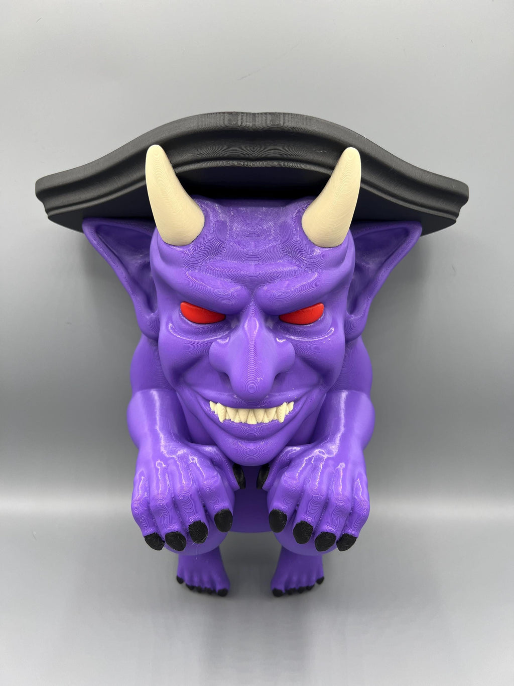 3D Printed Gargoyle Shelf: Gothic Fantasy Home Decor