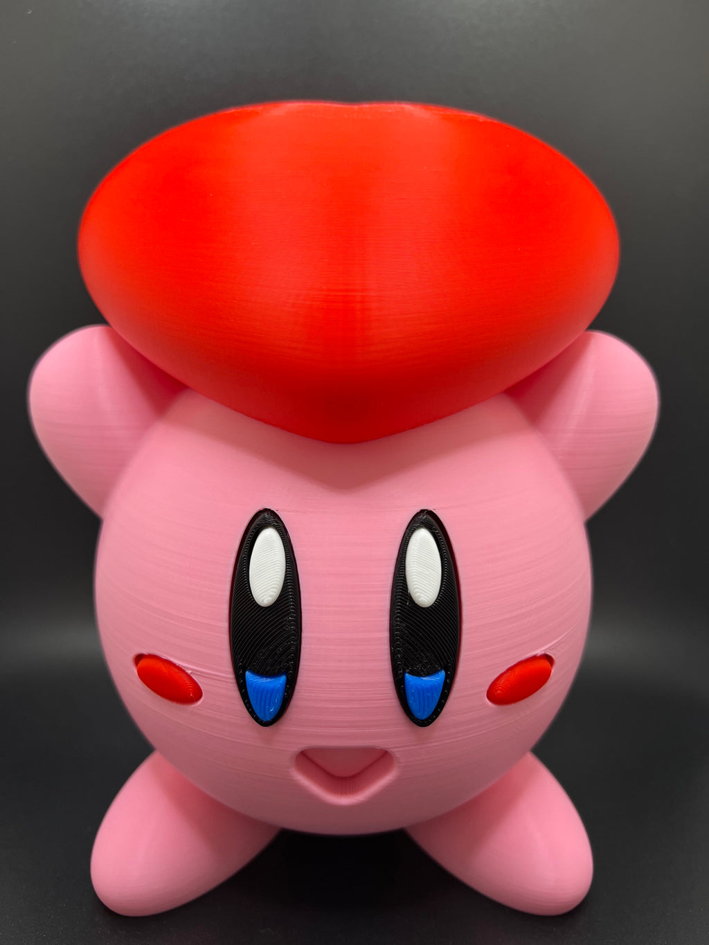 3D Printed Kirby Heart Figurine - Valentine's Gift