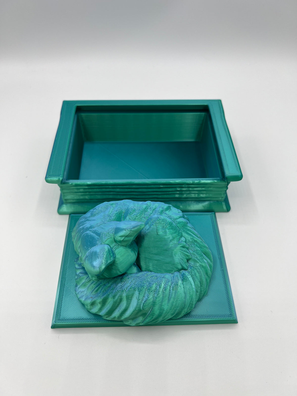 Sleeping Fox Book Box: Miniature Storage Container