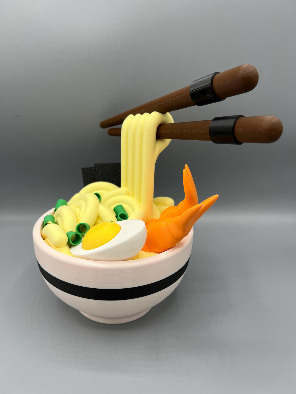 3D Printed Ramen Noodle Bowl: Foodie Gift with Hidden Storage