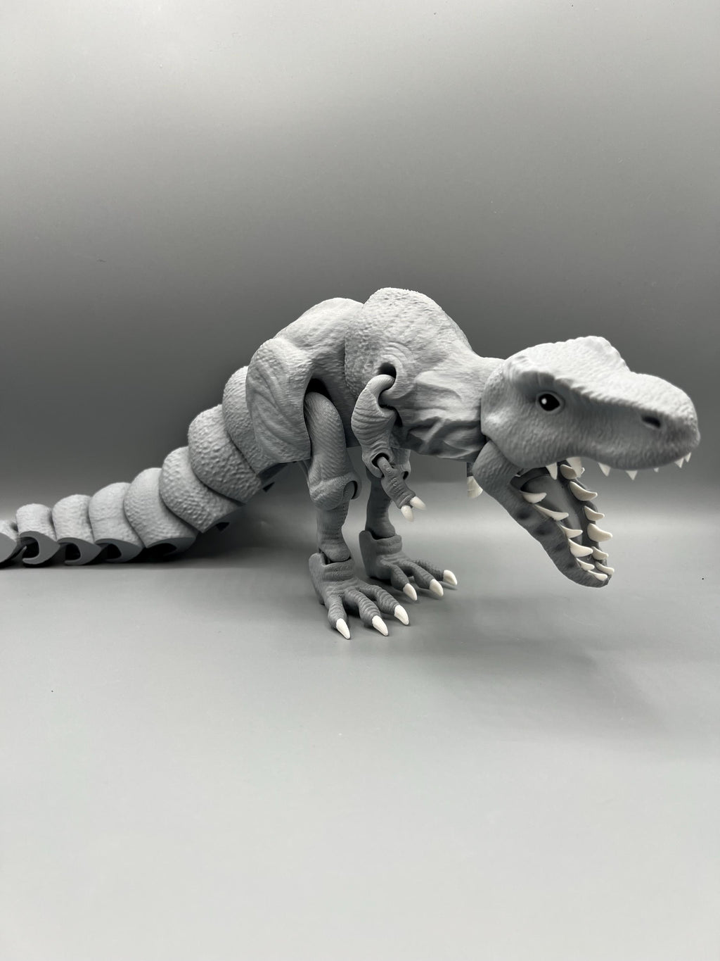 3D Printed Articulating T-Rex Dinosaur: Poseable Fidget Sensory Toy