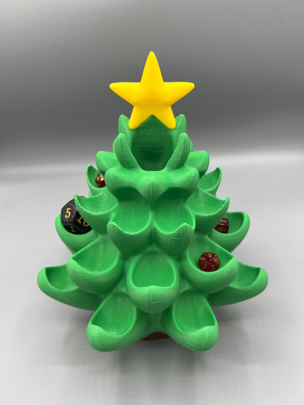 Christmas Tree Dice Tower: Holiday DnD Dice Holder