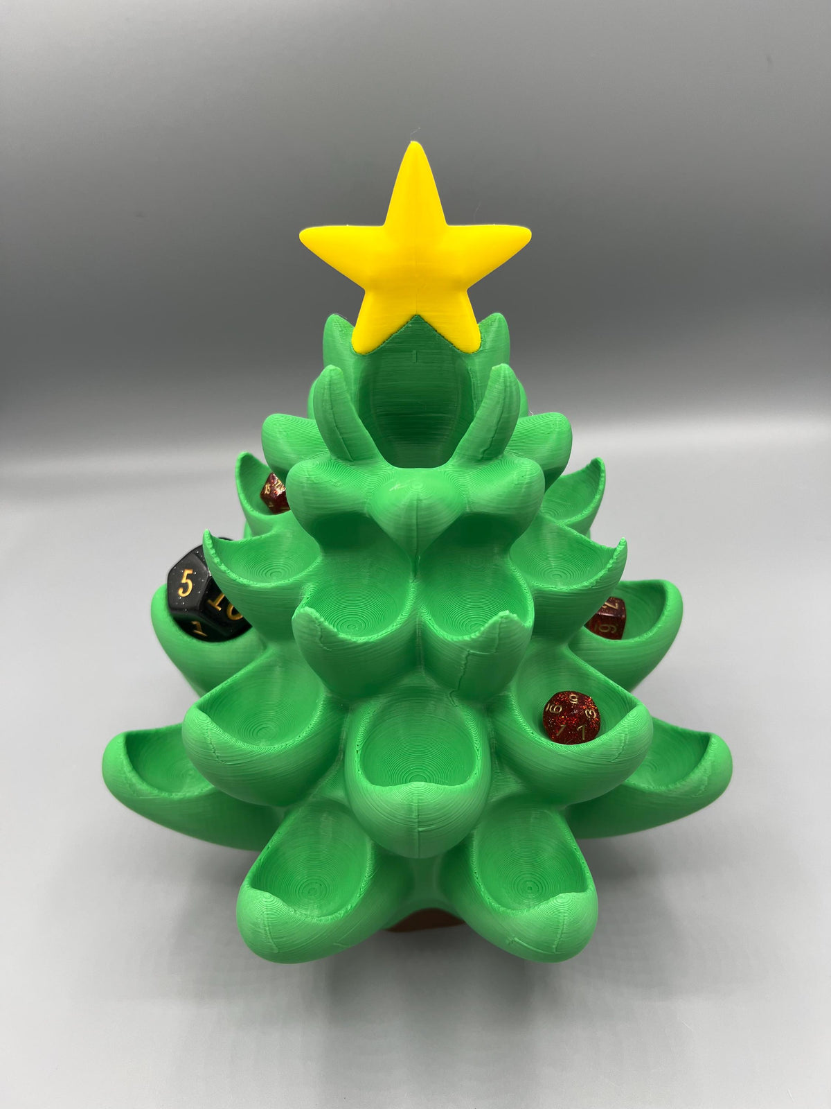 Christmas Tree Dice Tower: Holiday DnD Dice Holder