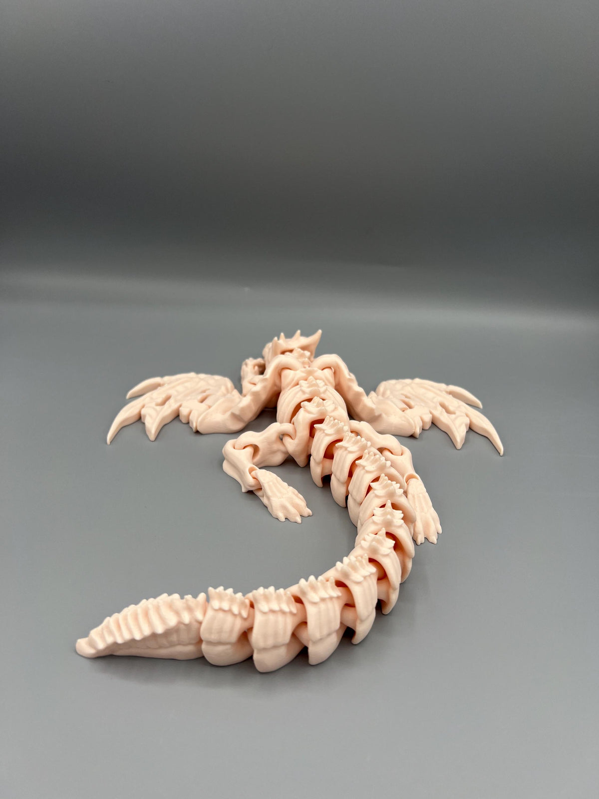 3D Printed Articulating Skeleton Dragon: Flexi Fidget Sensory Toy