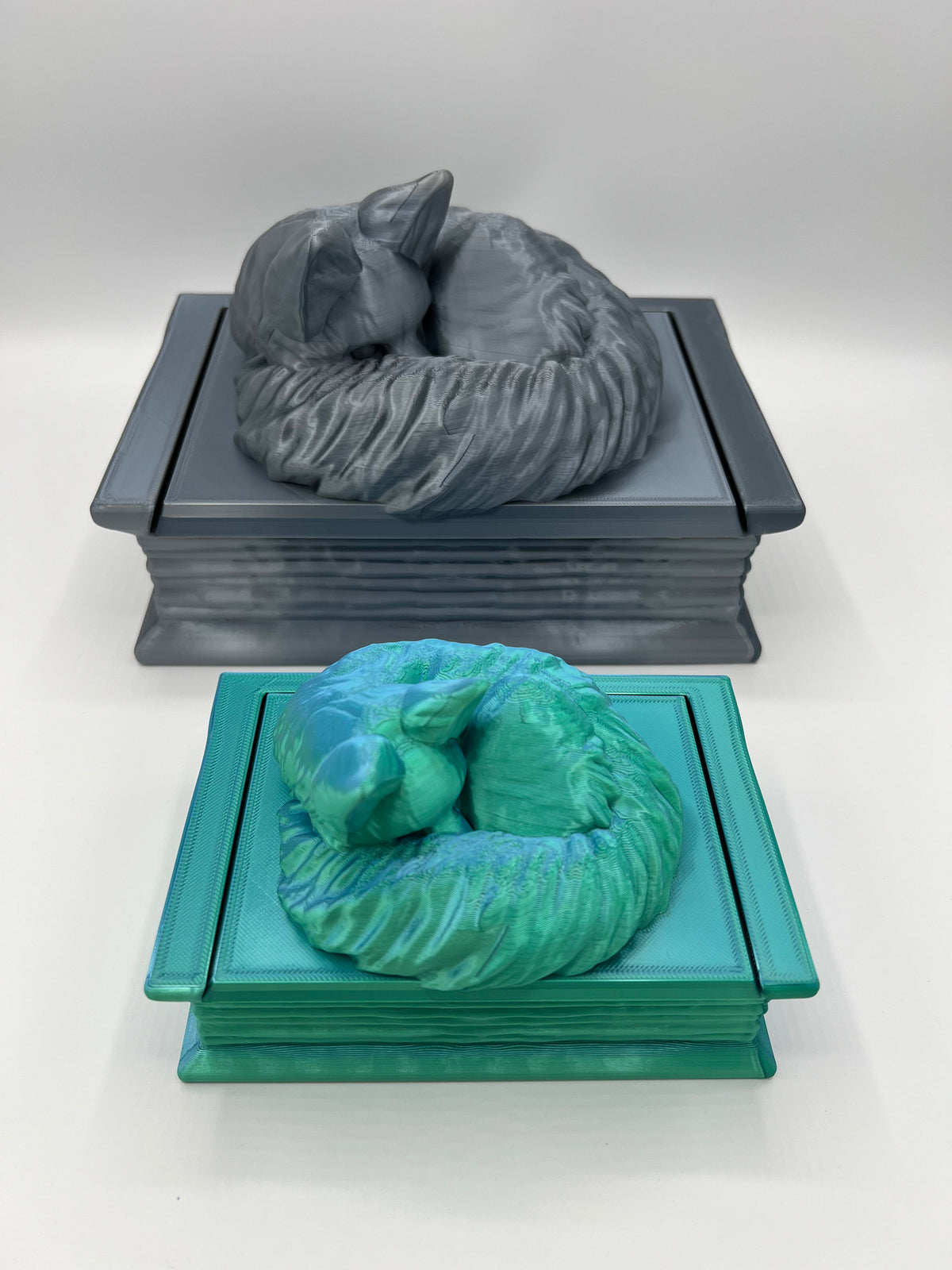 Sleeping Fox Book Box: Miniature Storage Container