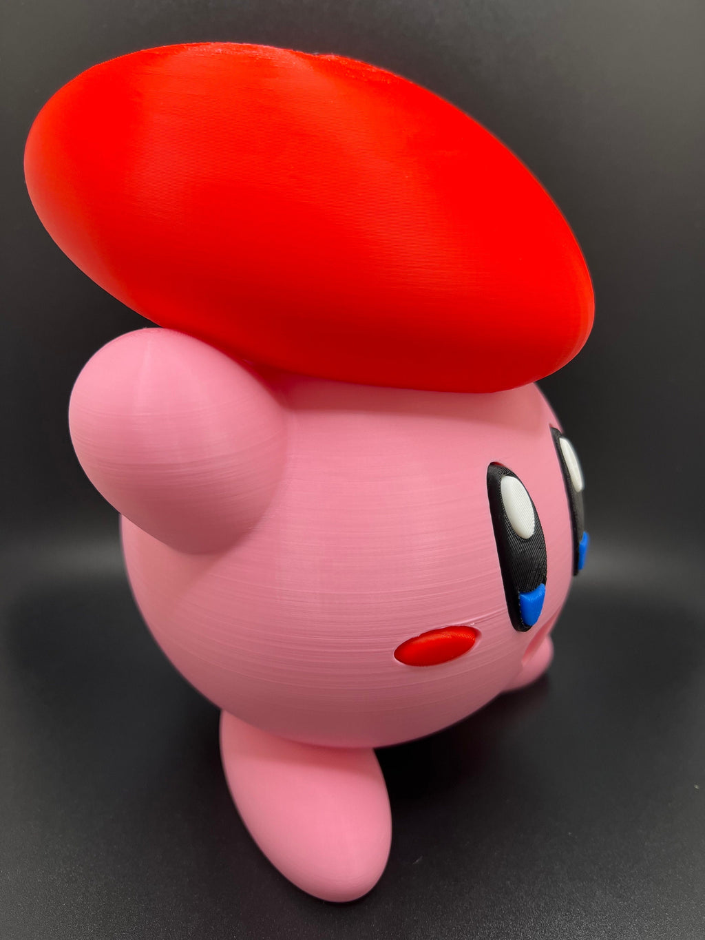 3D Printed Kirby Heart Figurine - Valentine's Gift