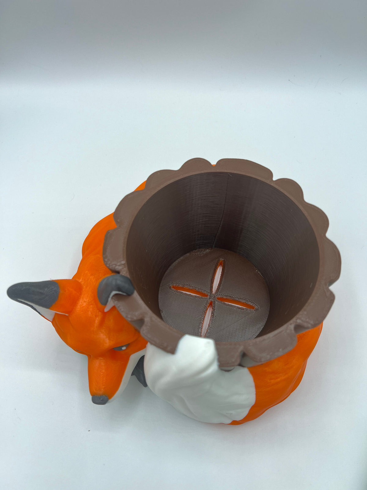 3D Printed Fox Succulent Planter - Whimsical Garden Decor