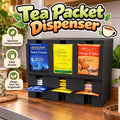3D Printed Tea Packet Dispenser | Holds 3 Varieties, Gravity Feed, Custom Color