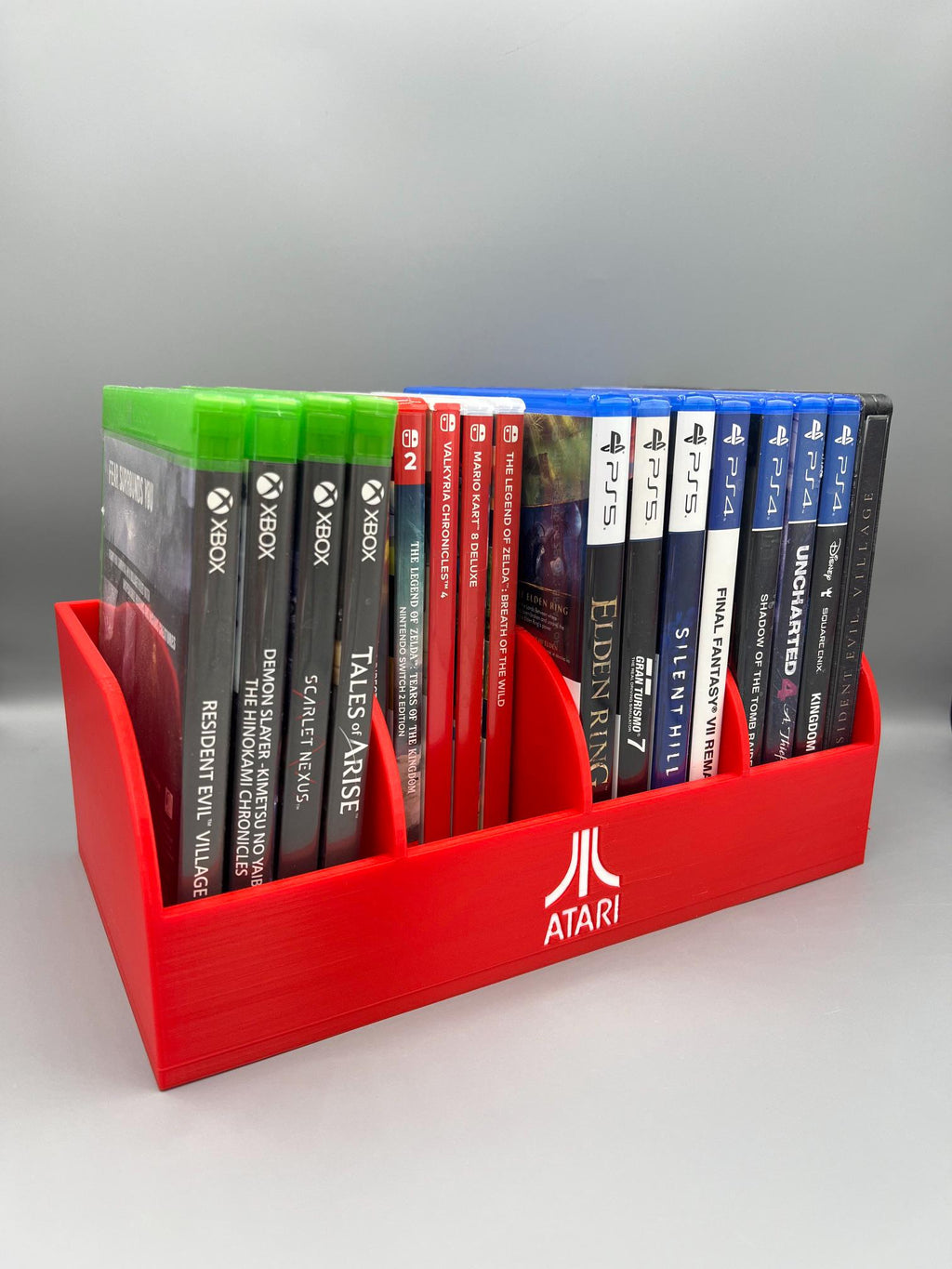 3D Printed Atari Game Storage Box: Retro Gaming Desk Organizer