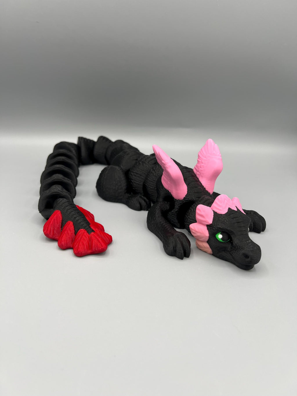 Chonky Articulating Dragon: 3D Printed Flexi Fidget Toy