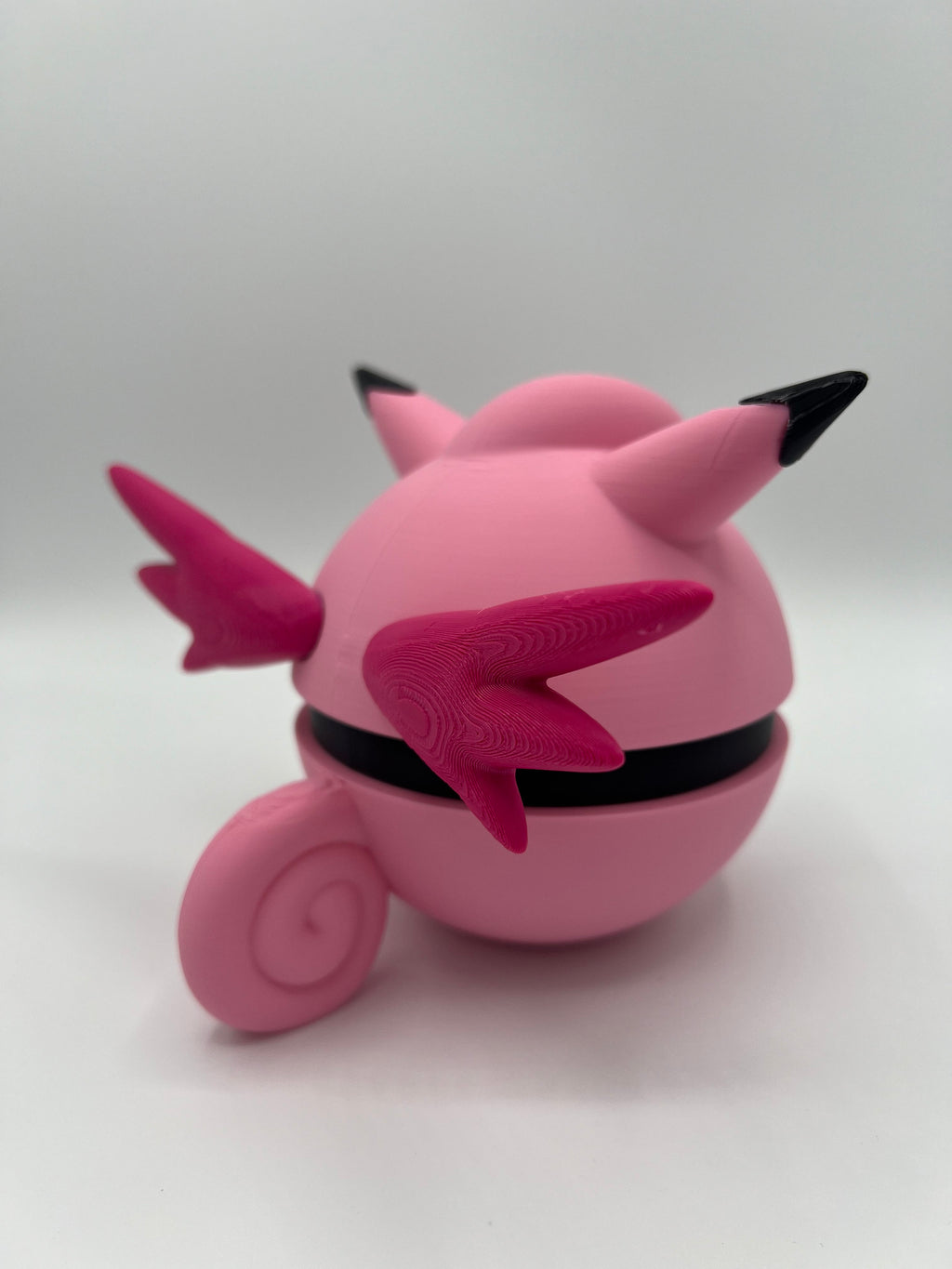 Clefable Pokeball - Pokemon Pokeball - Clefable 3D - Pokemon Fanart - Pokeball Figurine - Clefable Pokemon Model - Gift for Pokemon Fans