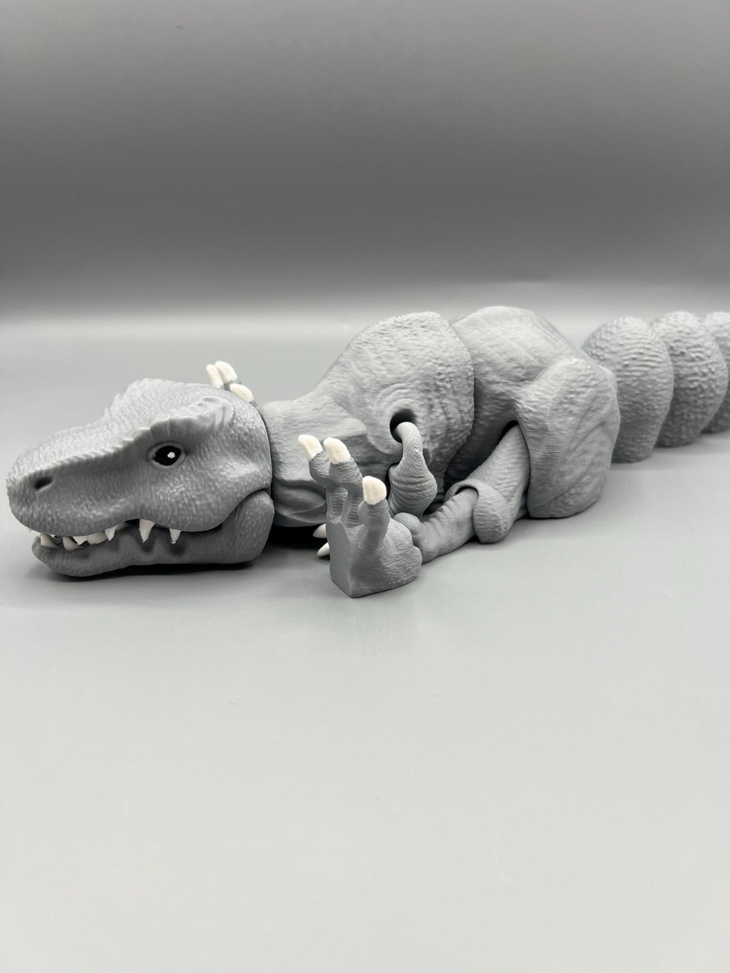 3D Printed Articulating T-Rex Dinosaur: Poseable Fidget Sensory Toy