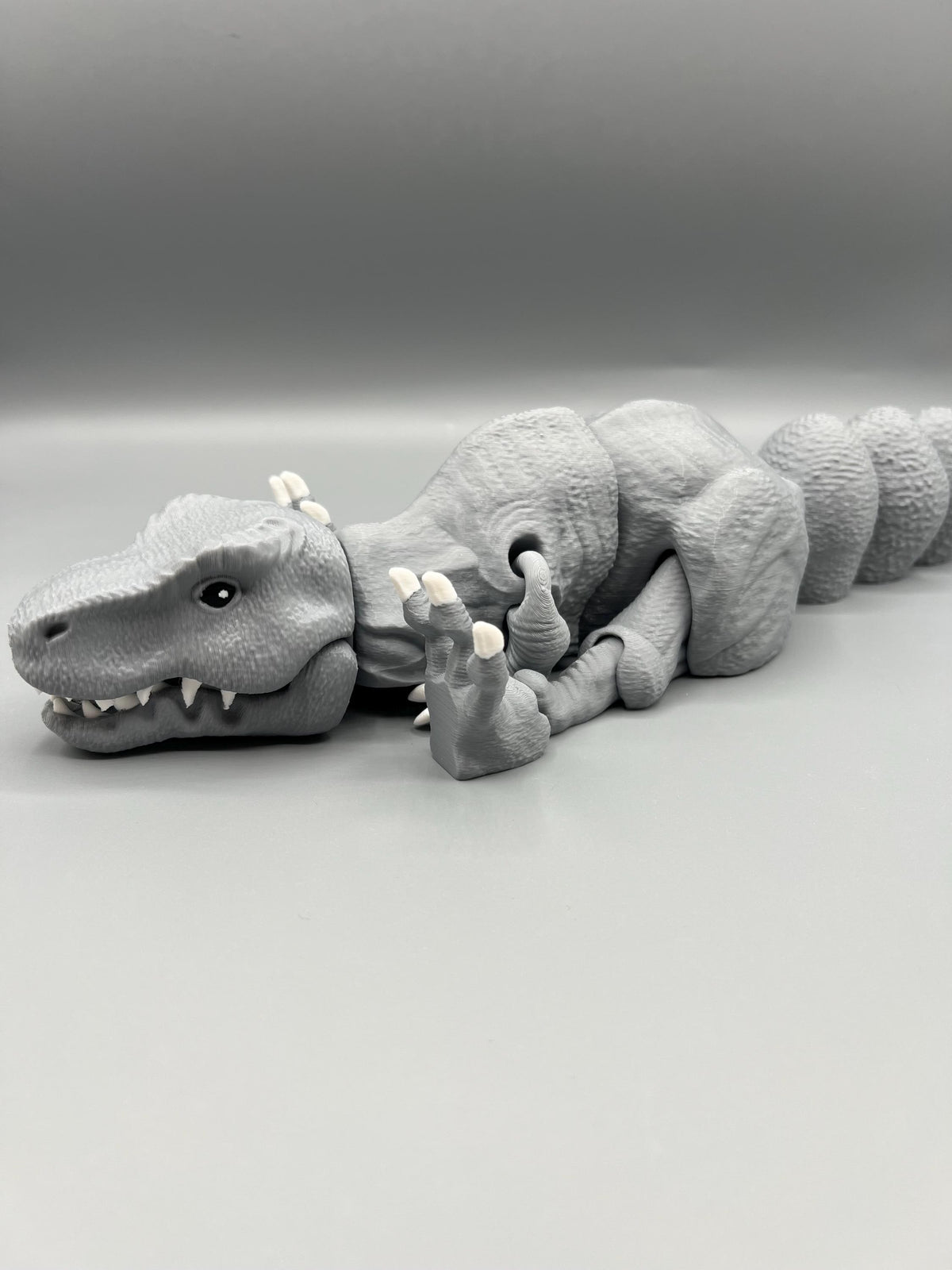 3D Printed Articulating T-Rex Dinosaur: Poseable Fidget Sensory Toy