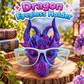 3D Printed Dragon Eyeglass Holder: Wall Mounted or Tabletop