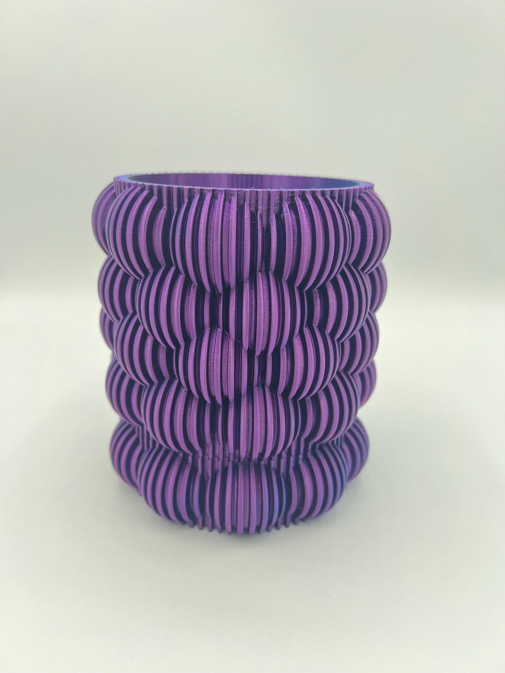 3D Printed Bubble Planter: Color-Changing Silk Filament, Drainage