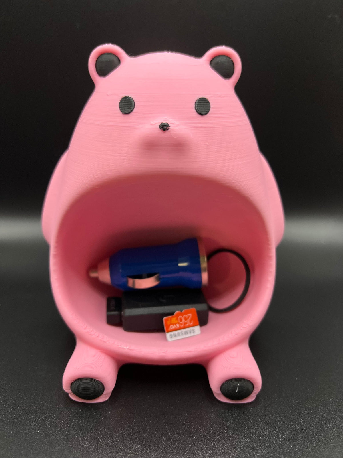 3D Printed Teddy Bear Desk Organizer: Kawaii Bear Belly Storage
