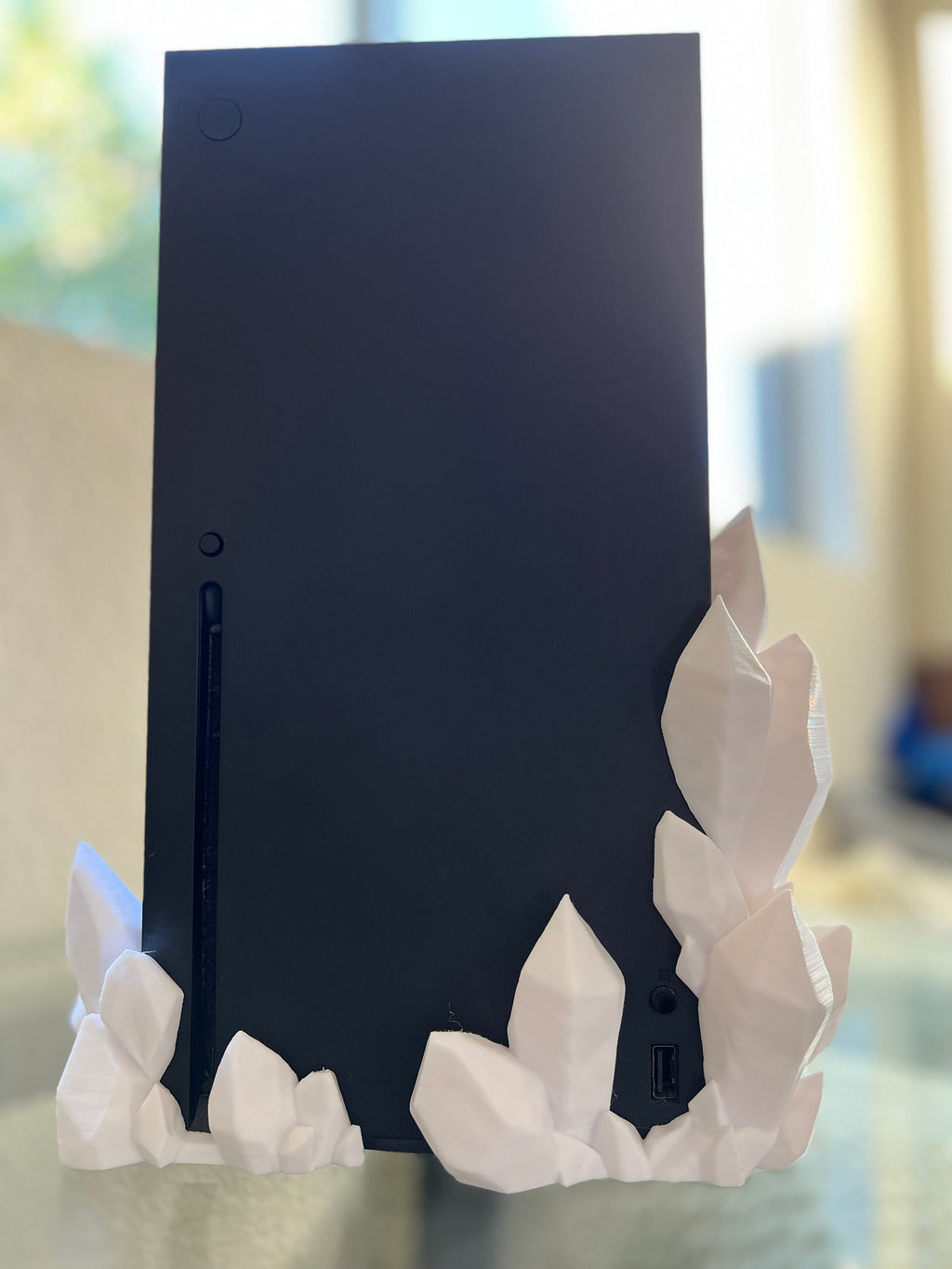 Crystal Xbox Series X Dock – 3D Printed Console Stand