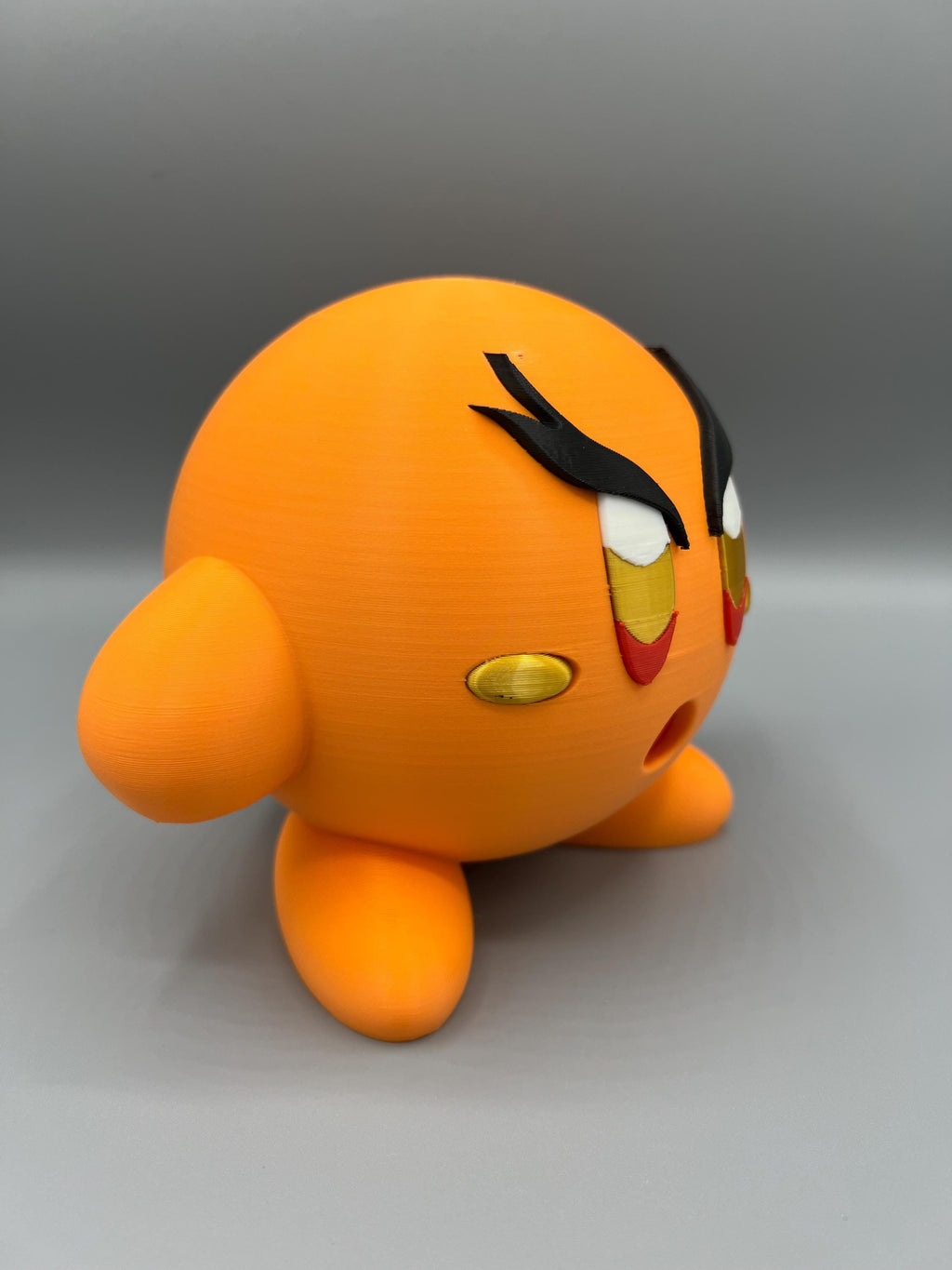 Rengoku x Kirby Figurine: 3D Printed Demon Slayer Mashup
